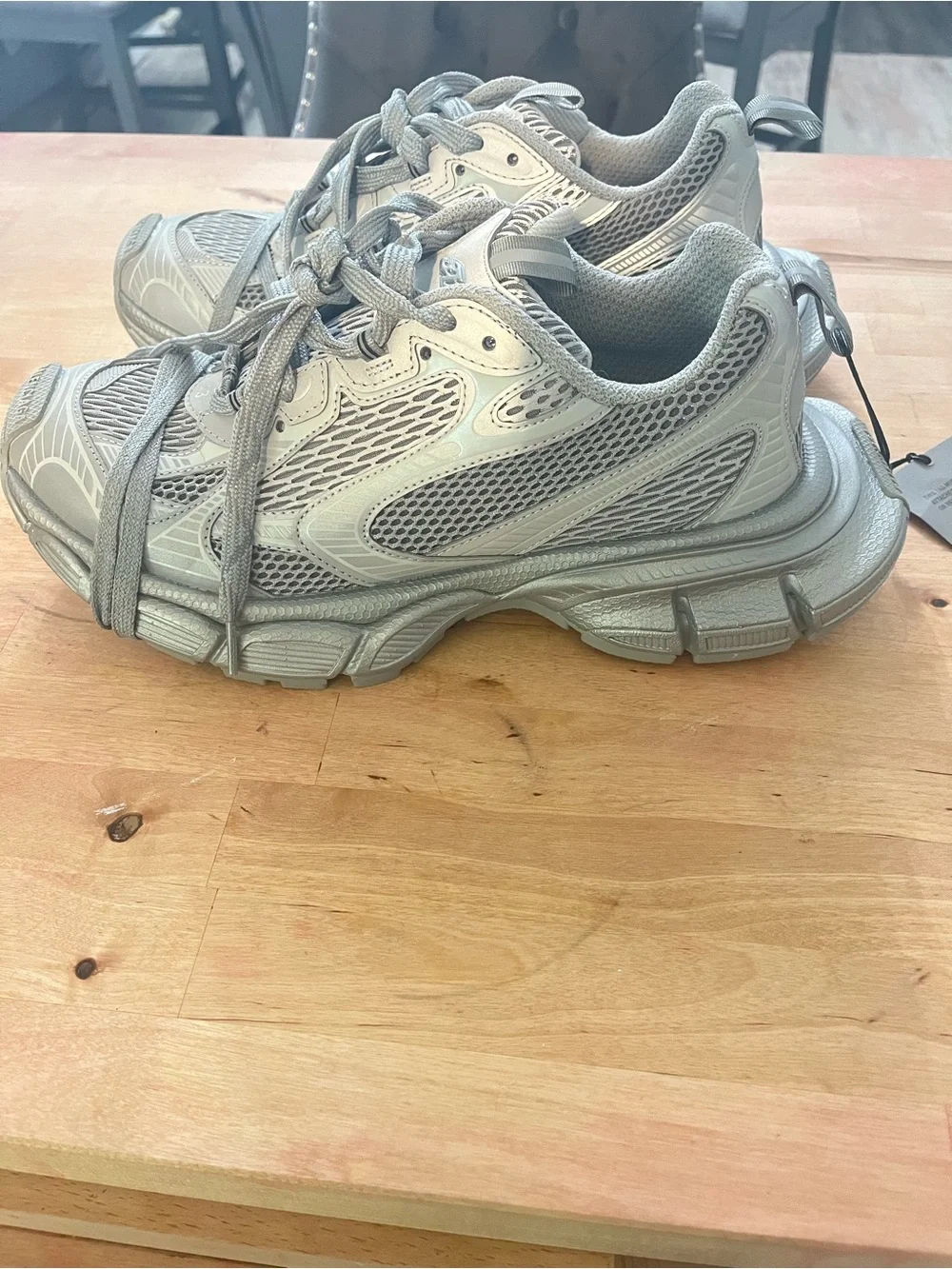 Reflective Silver Balenciaga 3xl Men's Sneakers